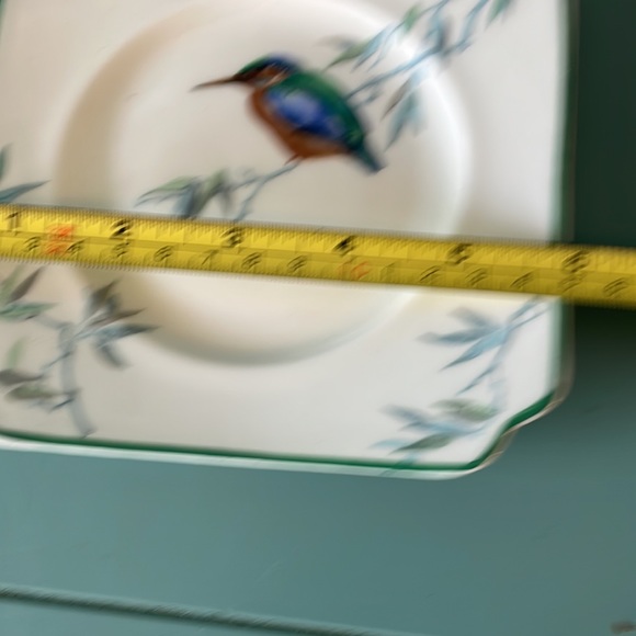 # Royal Doulton Art Deco set of 2 Kingfisher Tea Plates - Picture 3 of 5